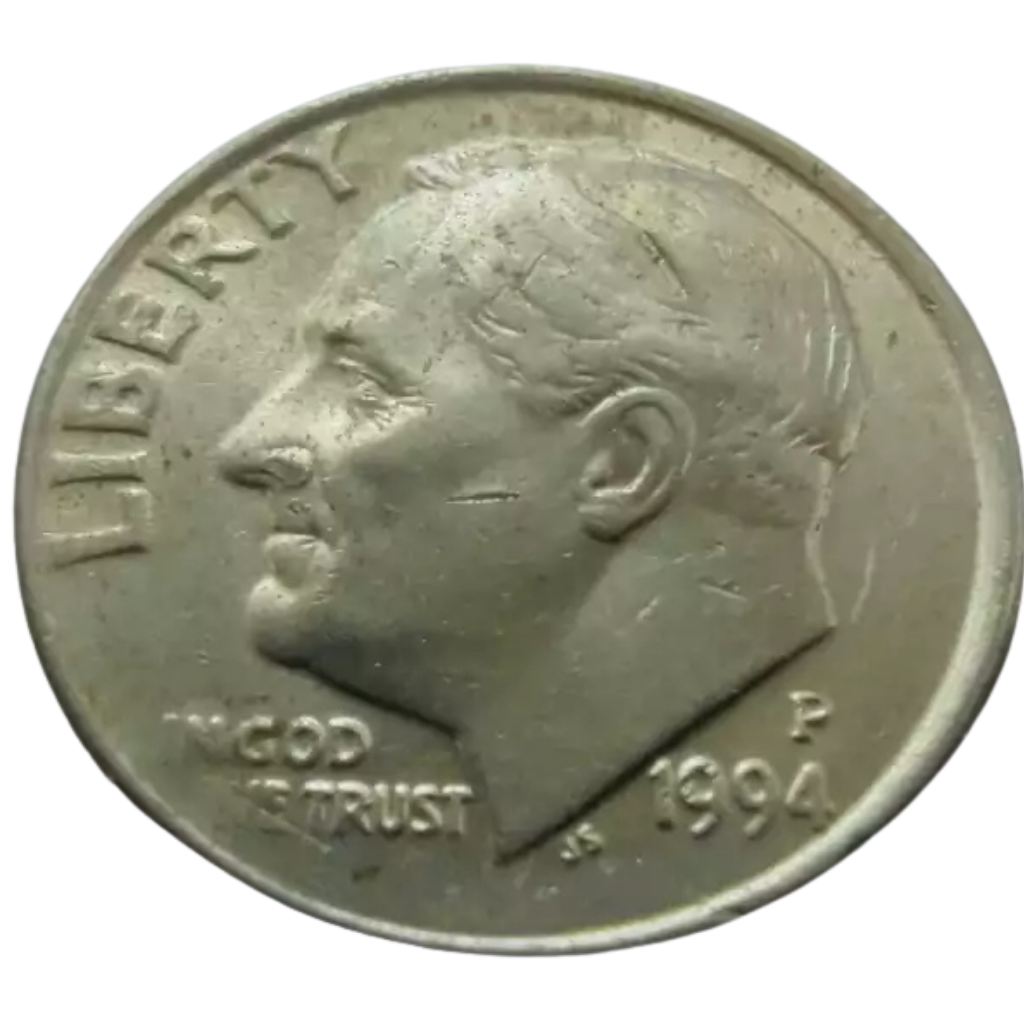 Moeda 1 Dime 1994 Letra P - EUA