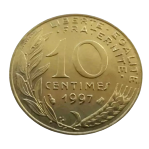 Moeda 10 Cêntimes 1997 - França
