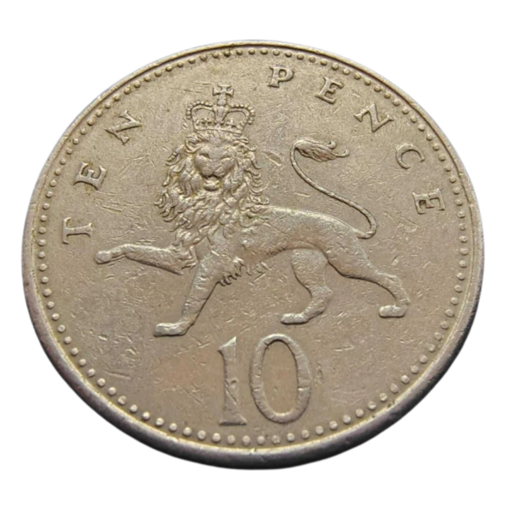 Moeda 10 Pence 1992 - Reino Unido