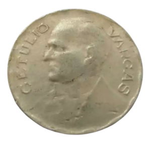 Moeda 100 Réis 1940 Getúlio Vargas Brasil - MBC