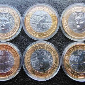 Moedas comemorativas do Plano Real 25/30 anos