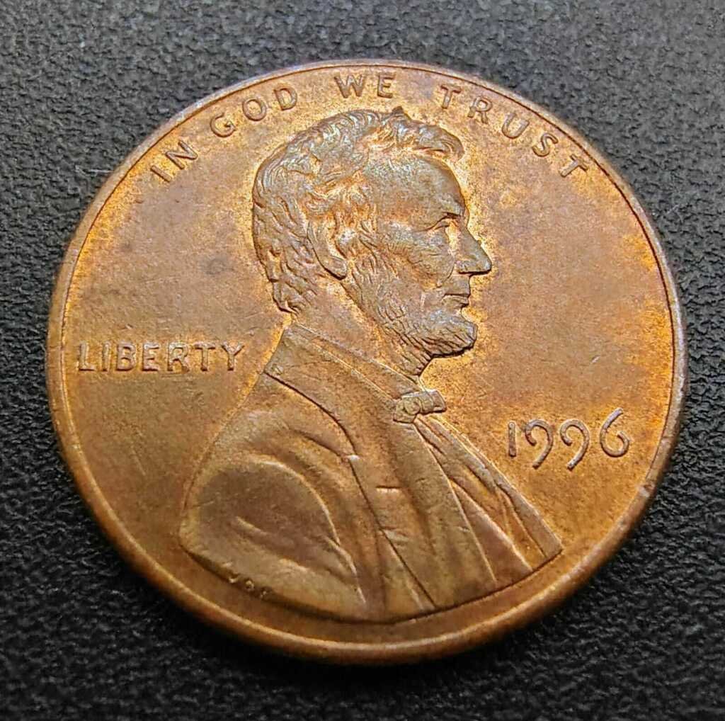 Moeda 1 Cent 1996 - EUA - Imagem 3