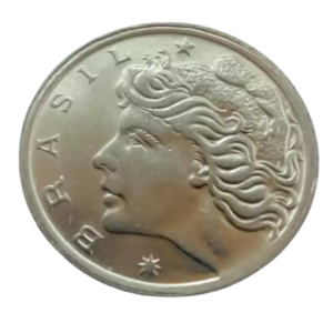 Moeda 2 Centavos 1969 Brasil - MBC