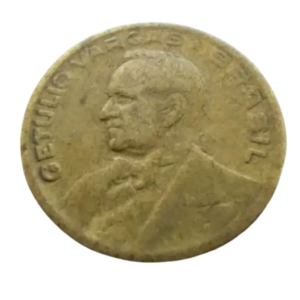 Moeda 20 Centavos 1947 Getúlio Vargas Brasil - MBC