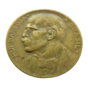 Moeda 20 Centavos 1948 Rui Barbosa Brasil - MBC