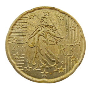 Moeda 20 Cents Euro 2001 - França