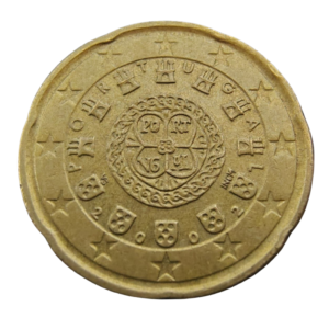 Moeda 20 Cents Euro 2002 - Portugal
