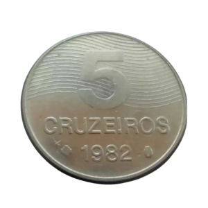 Moeda 5 Cruzeiros 1982 Brasil - MBC