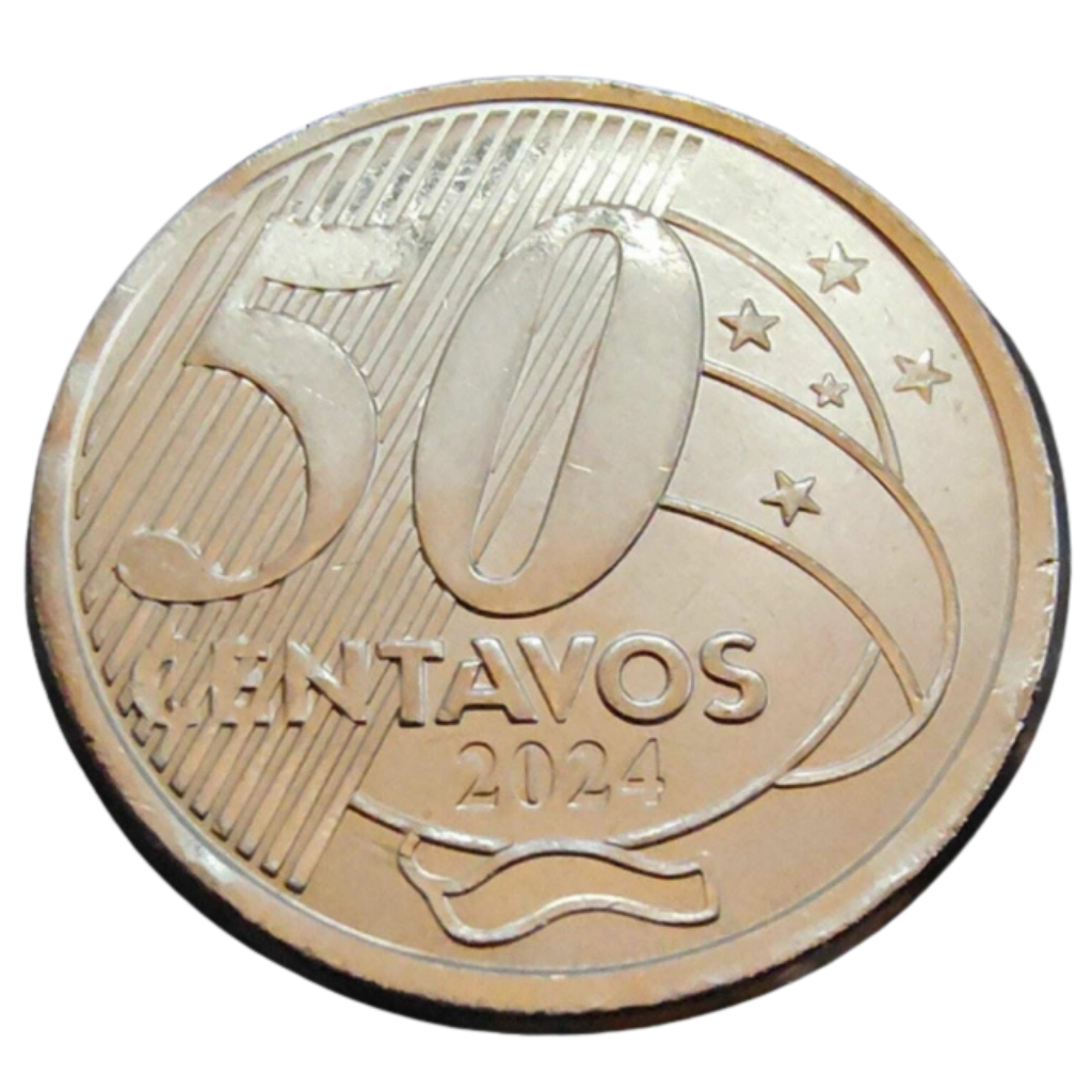 Moeda 50 Centavos 2024 Brasil - FC - Imagem 2