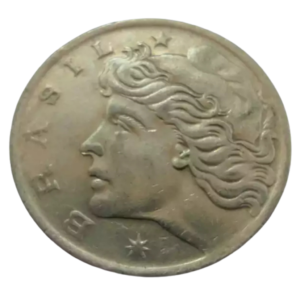 Moeda 50 Centavos 1970 Brasil - MBC