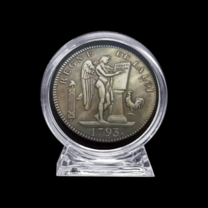 Medalha 6 Livres 1793 França na Cápsula