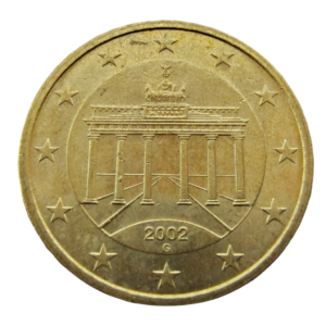 Moeda 50 Cents Euro 2002 - Alemanha