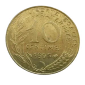 Moeda 10 Cêntimes 1995 - França