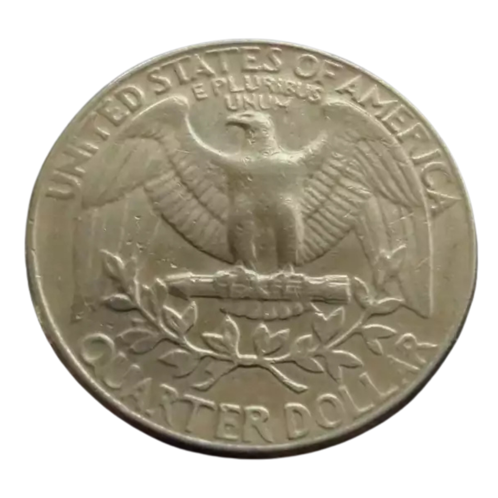 Moeda Quarter Dólar 1984 Letra D - EUA - Imagem 2