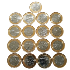 Coleção Completa 17 Moedas Olimpíadas Rio 2016 - A Numismática