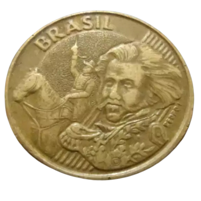 Moeda 10 Centavos 2007 Brasil - MBC - Imagem 4