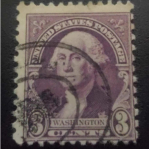 Selo 3 Cents Bicentenário George Washington 1932