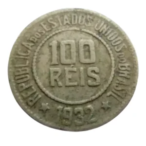 Moeda 100 Réis 1932 Brasil - MBC