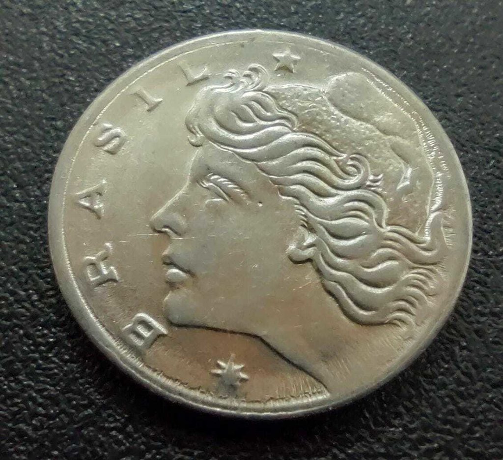 Moeda 1 Centavo 1969 Brasil - MBC - Imagem 3
