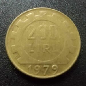 Moeda 200 Liras 1979 - Itália