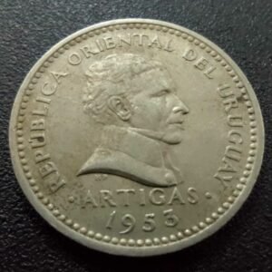 Moeda 10 Centésimos 1953 - Uruguai