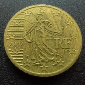 Moeda 50 Cents Euro 2002 - França