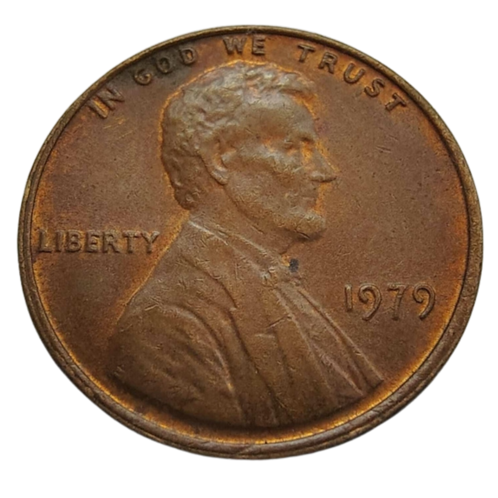 Moeda 1 Cent 1979 - EUA - Imagem 2