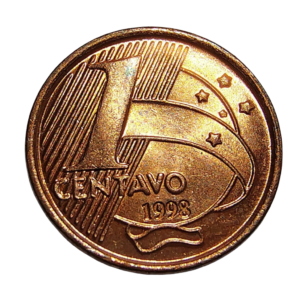 Moeda 1 Centavo 1998 Brasil - FC
