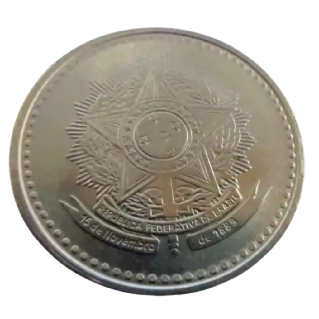 Moeda 1 Cruzado 1986 Brasil - SOB - Imagem 4