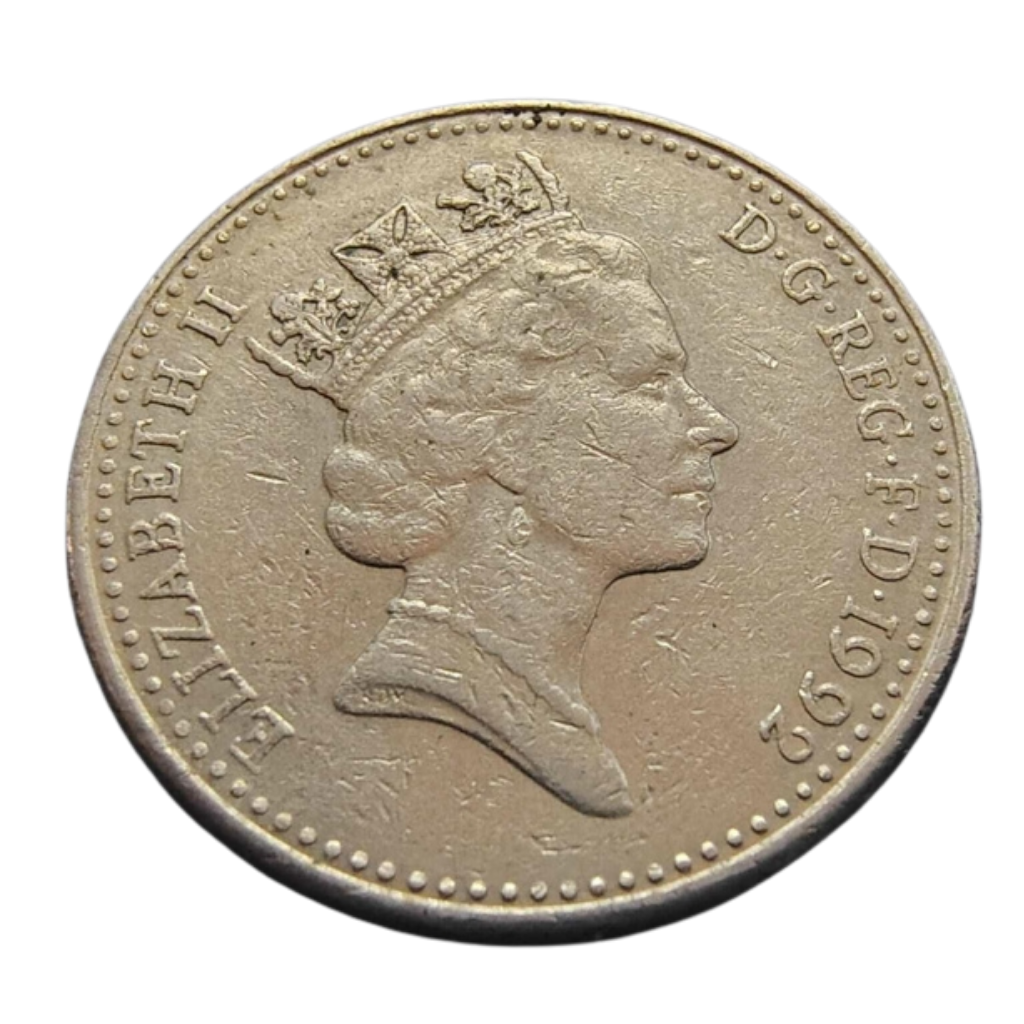 Moeda 10 Pence 1992 - Reino Unido - Imagem 4