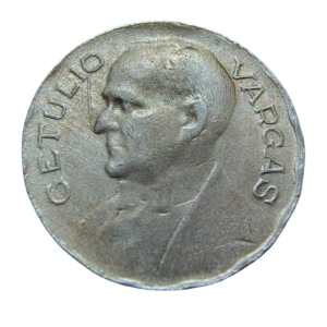 Moeda 100 Réis 1940 Getúlio Vargas Brasil - MBC