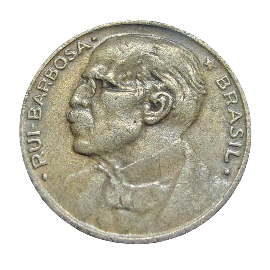 Moeda 20 Centavos 1950 Rui Barbosa Brasil - MBC