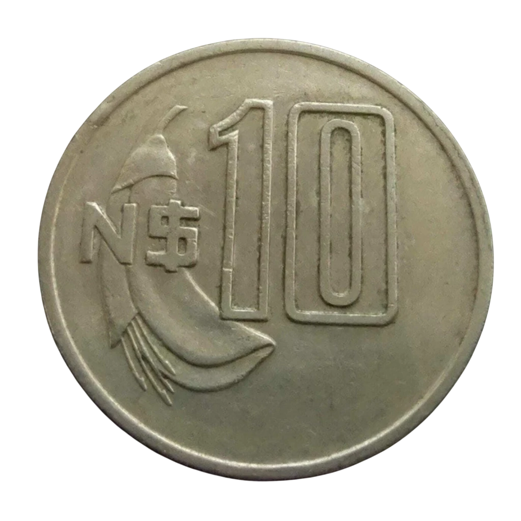 Moeda 10 Pesos Novos 1981 - Uruguai