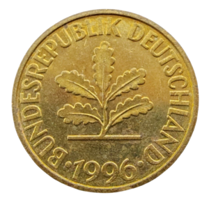 Moeda de 10 Pfennig 1996 – Alemanha