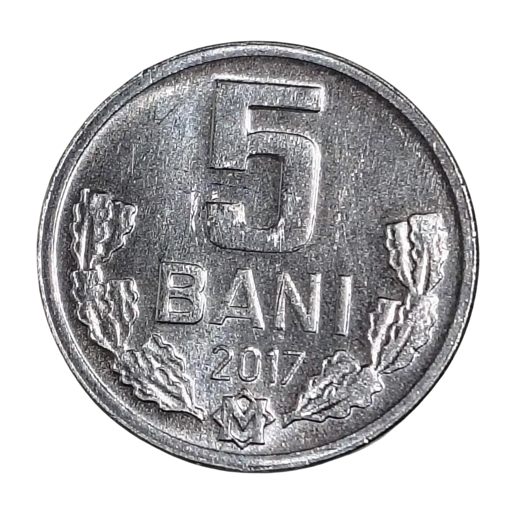 Moeda 5 Bani 2017 Moldávia - FC