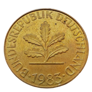Moeda de 10 Pfennig 1983 – Alemanha
