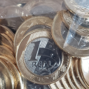 Sachê de Moedas de 1 Real 2026 Efígie