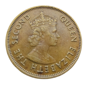 Moeda de 10 Cents 1974 – Hong Kong