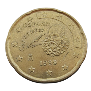 Moeda 20 Cents Euro 1999 - Espanha