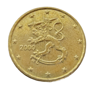 Moeda de 10 Cents de Euro 2000 – Finlândia