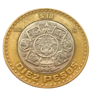 Moeda de 10 Pesos 2006 - México
