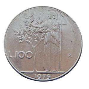 Moeda 100 Liras 1979 - Itália