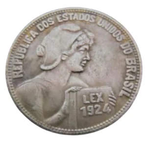 Moeda 100 Réis LEX 1924