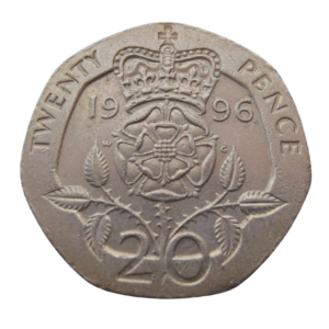 Moeda de 20 Pence 1996 – Reino Unido