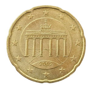 Moeda 20 Cents Euro 2002 - Alemanha