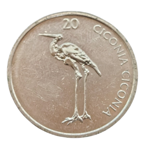 Moeda de 20 Tolarjev 2004 – Eslovênia