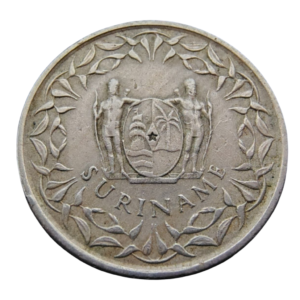 Moeda de 25 Cêntimos – 1974 – Suriname