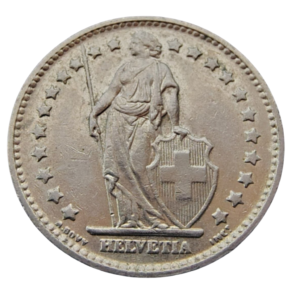 Moeda de 1 Franco 1971 – Suíça