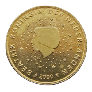 Moeda de 50 Cents Euro 2000 – Holanda
