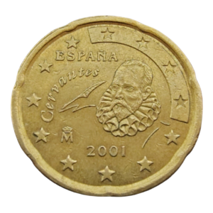 Moeda 20 Cents Euro 2001 - Espanha